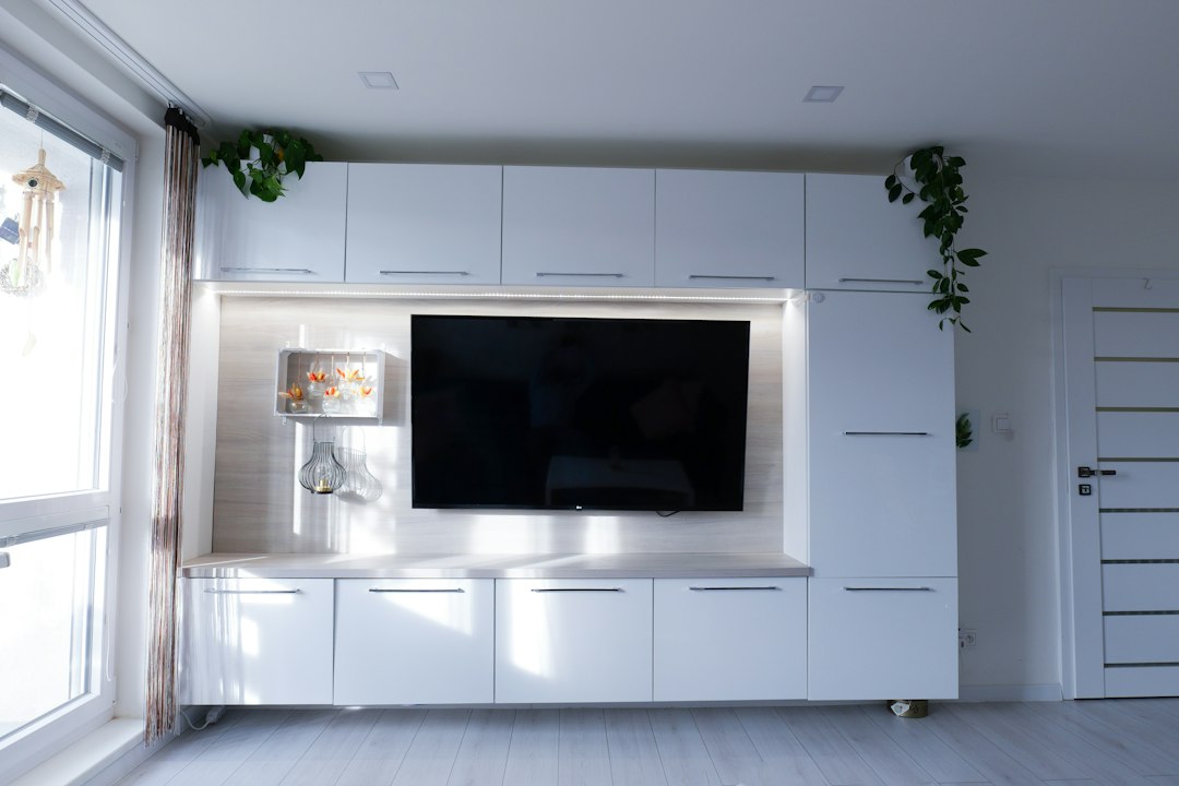 Contemporary Floating Media Console