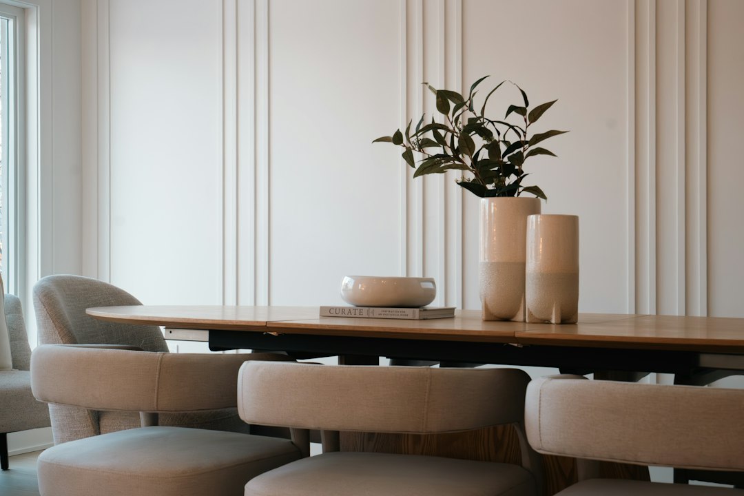 Contemporary Oval Dining Table